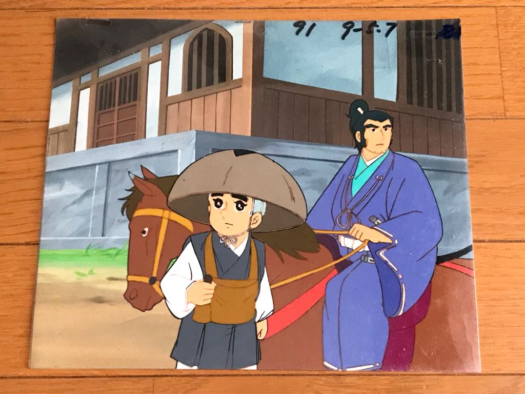 一休さん□セル画 直筆原画 背景画□5 一休さん□セル画 直筆原画 背景画□5