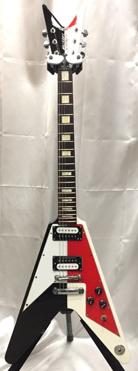 DEAN ディーン Michael Schenker Fest V Red Black White DEAN ディーン Michael Schenker Fest V Red Black White