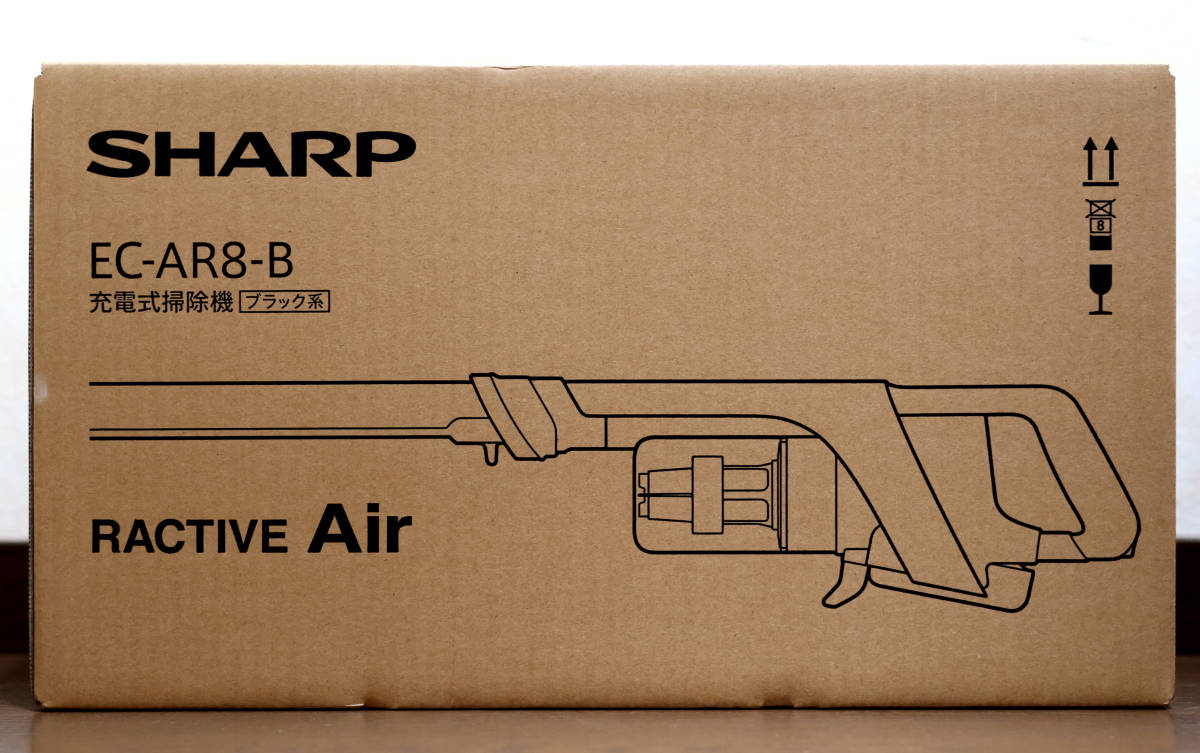 新品・未使用】SHARP(シャープ)/掃除機 RACTIVE Air EC-AR8-B ブラック