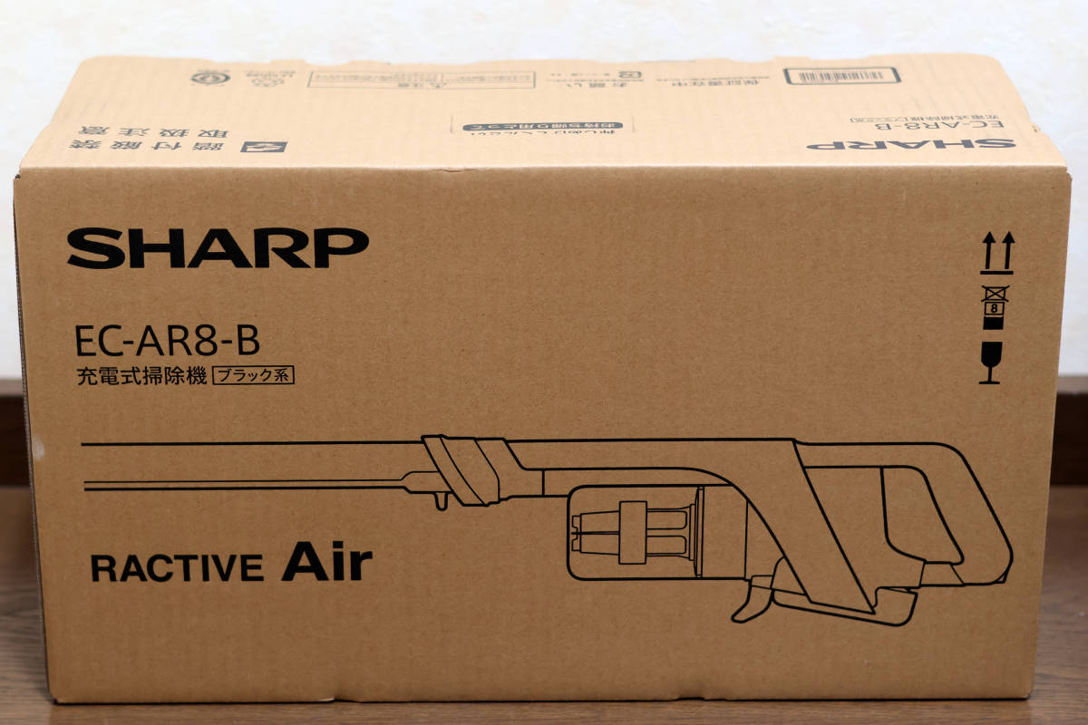 新品・未使用】SHARP(シャープ)/掃除機 RACTIVE Air EC-AR8-B ブラック