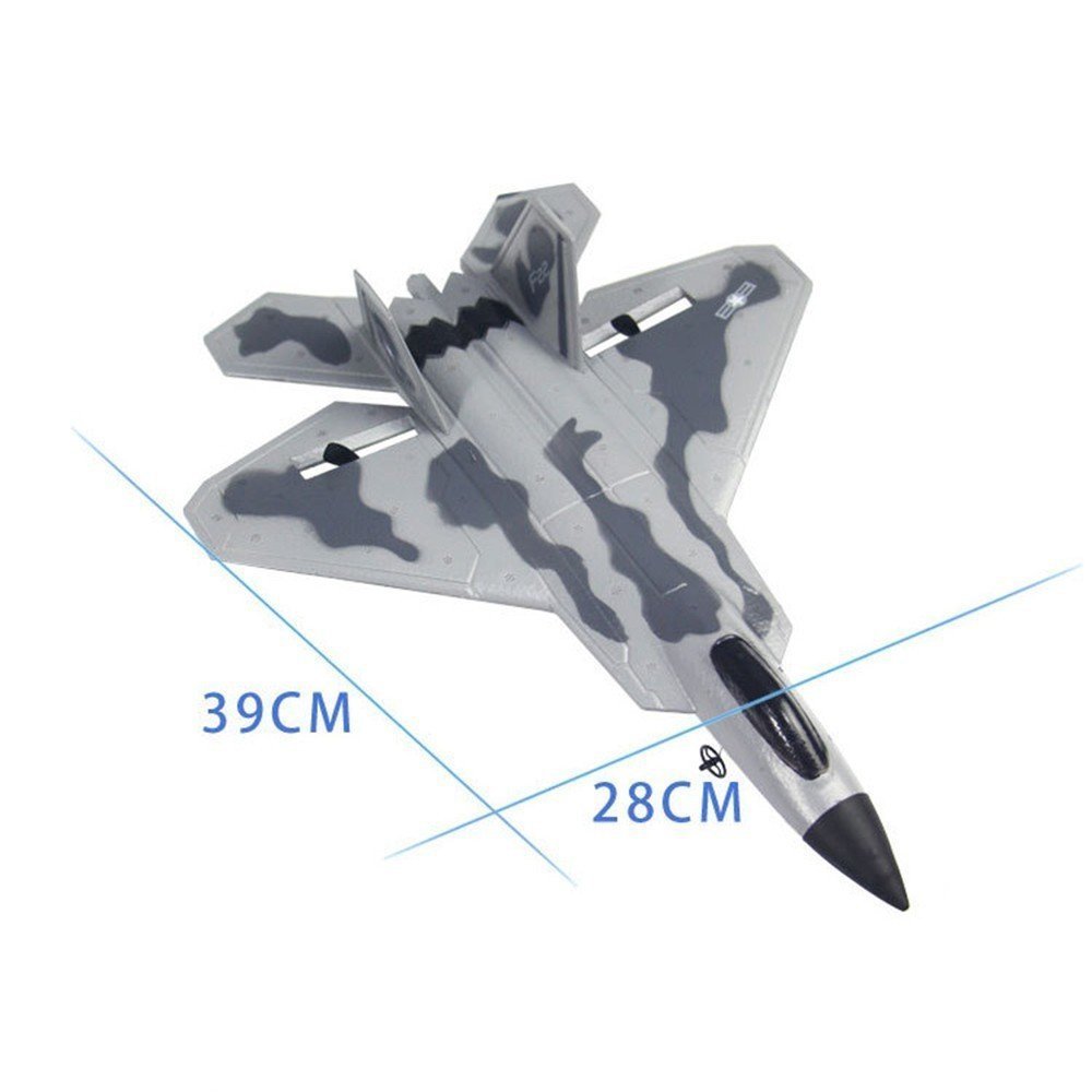  new goods * DYF0032019 new RC F-22 fly glider 2.4 gram 2CH RC airplane fixation wing .Z