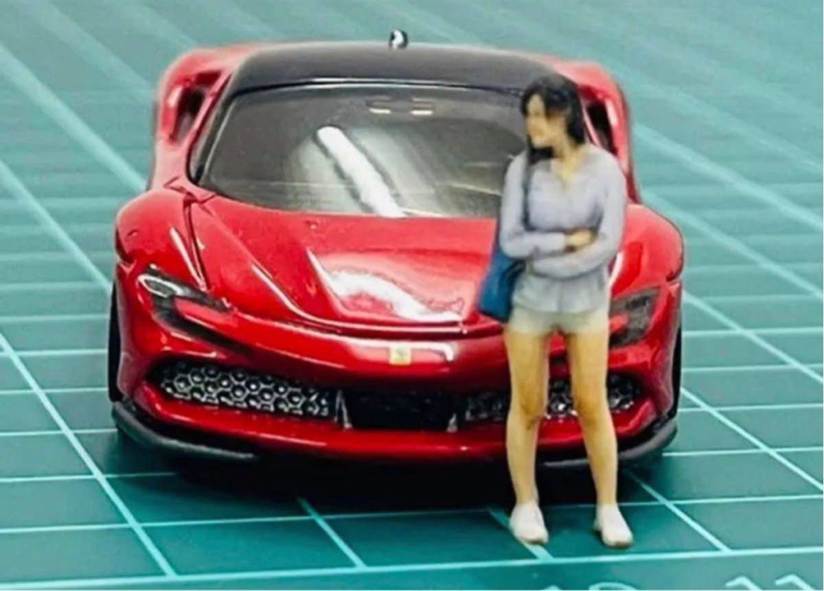 ジェス☆1/64☆フィギュア☆ミニカーに☆リアルフィギュア☆ミニチュア