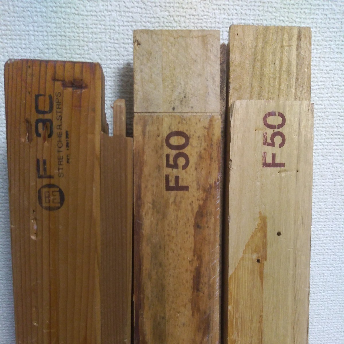 F50号×2本とF30号マルオカ キャンバス木枠 中古 画材 (油絵の具)｜売買 