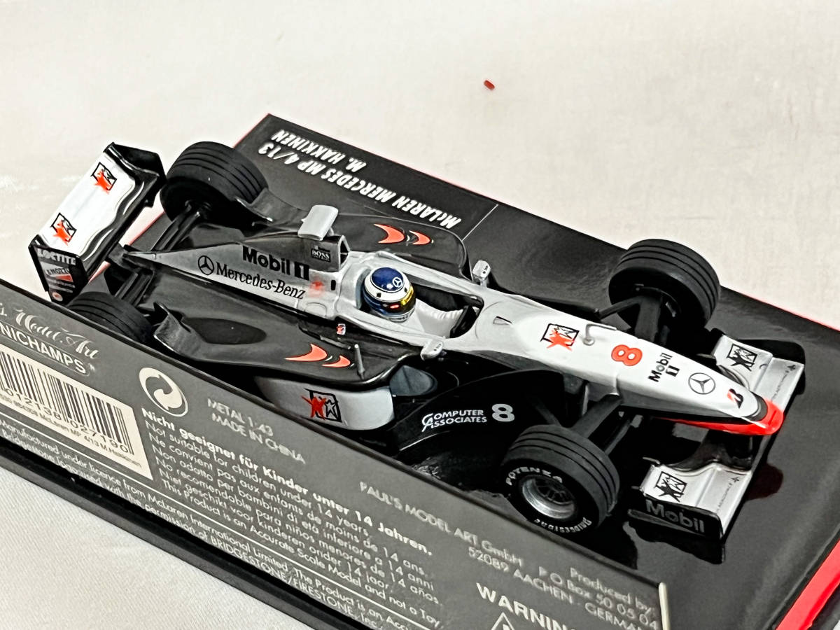 ミニチャンプス 1/43 マクラーレン メルセデス MP4-13 F1 ミニチャンプス 1/43 マクラーレン メルセデス MP4-13 F1
