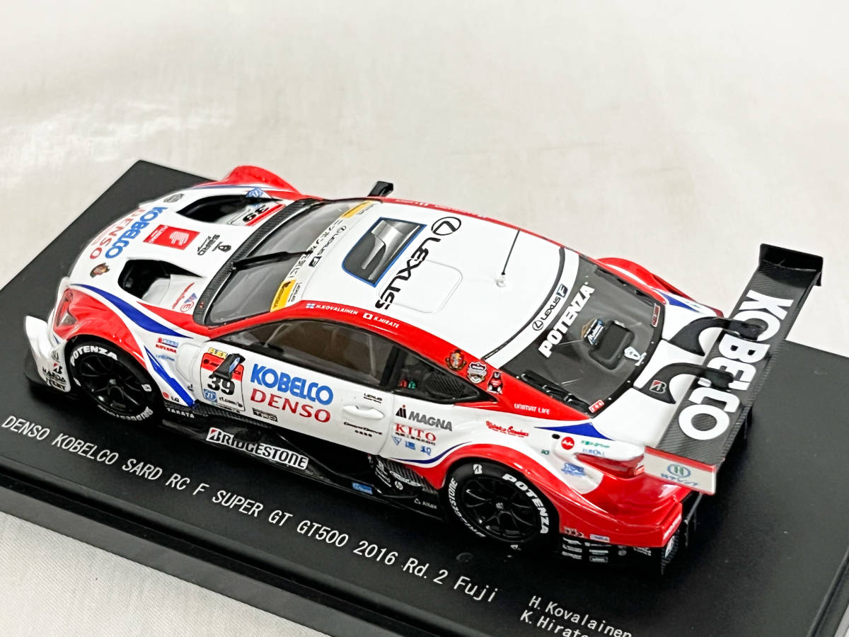 エブロ 1/43 DENSO KOBELCO SARD RC F スーパーGT 2016 平手 エブロ 1/43 DENSO KOBELCO SARD RC F スーパーGT 2016 平手