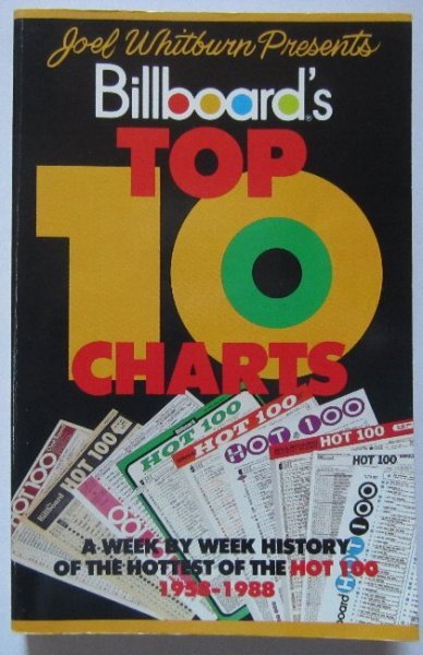 【送料無料】Billboard's Top 10 Charts 1958-1988 Joel Whitburn HOT100 ビルボード チャート ジョエル・ホイットバーン