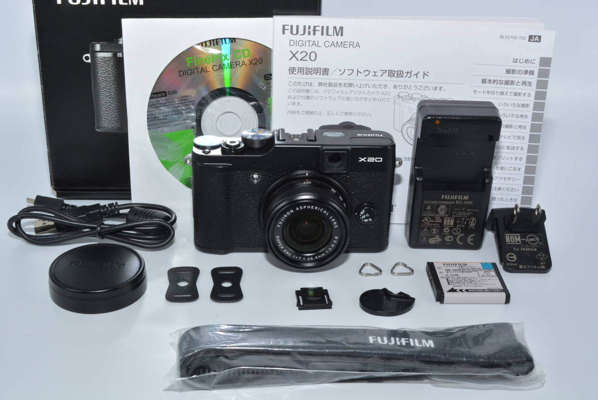 美品 FUJIFILM X20 ブラック フジフィルム カメラ デジカメ | www 