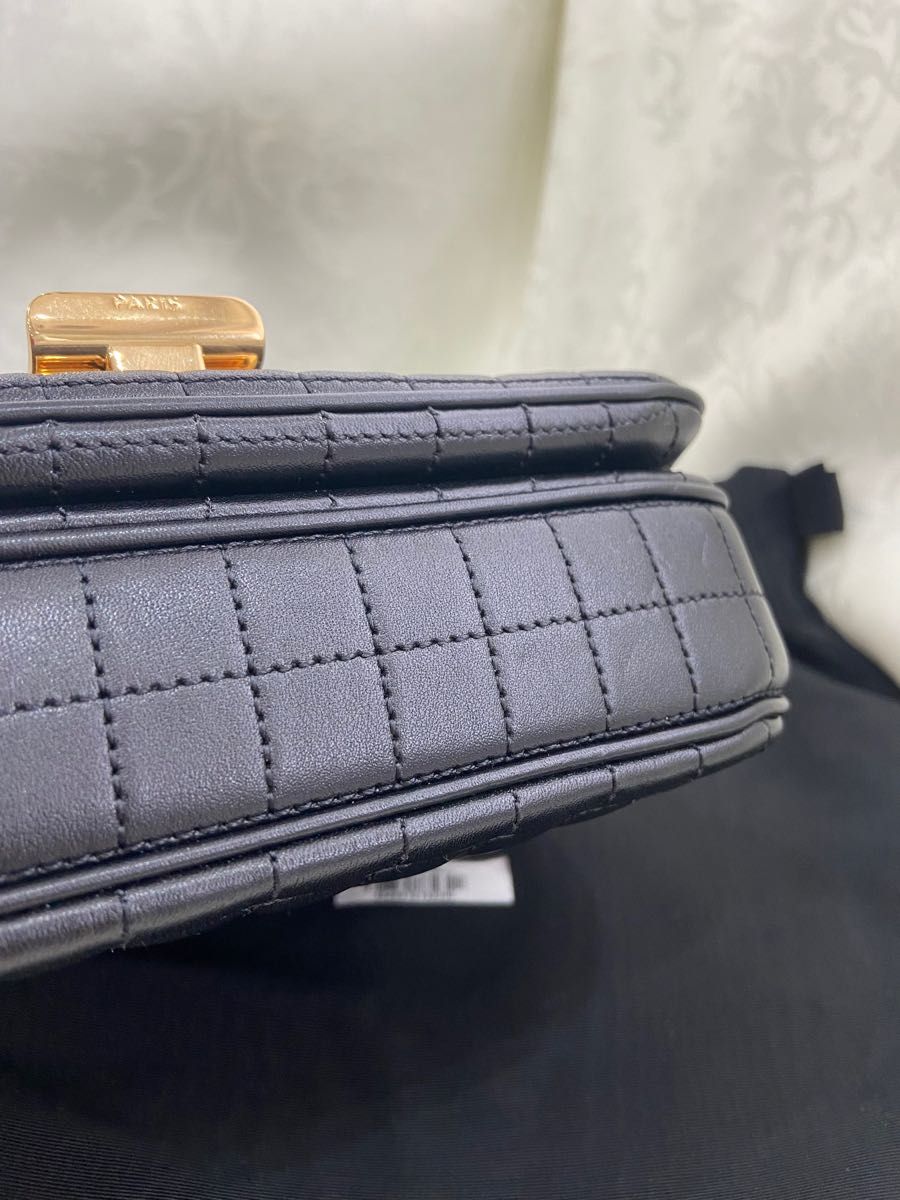極美品】セリーヌ CELINE Cセー スモール キルティング チェーン