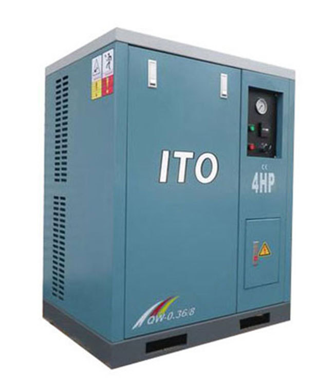 SKTOKI ITO box compressor 4 horse power 3.0Kw reciprocating engine three-phase 200V 85×67×110cm 0.8MPa protrusion amount 360L/min maintenance equipment air tool 