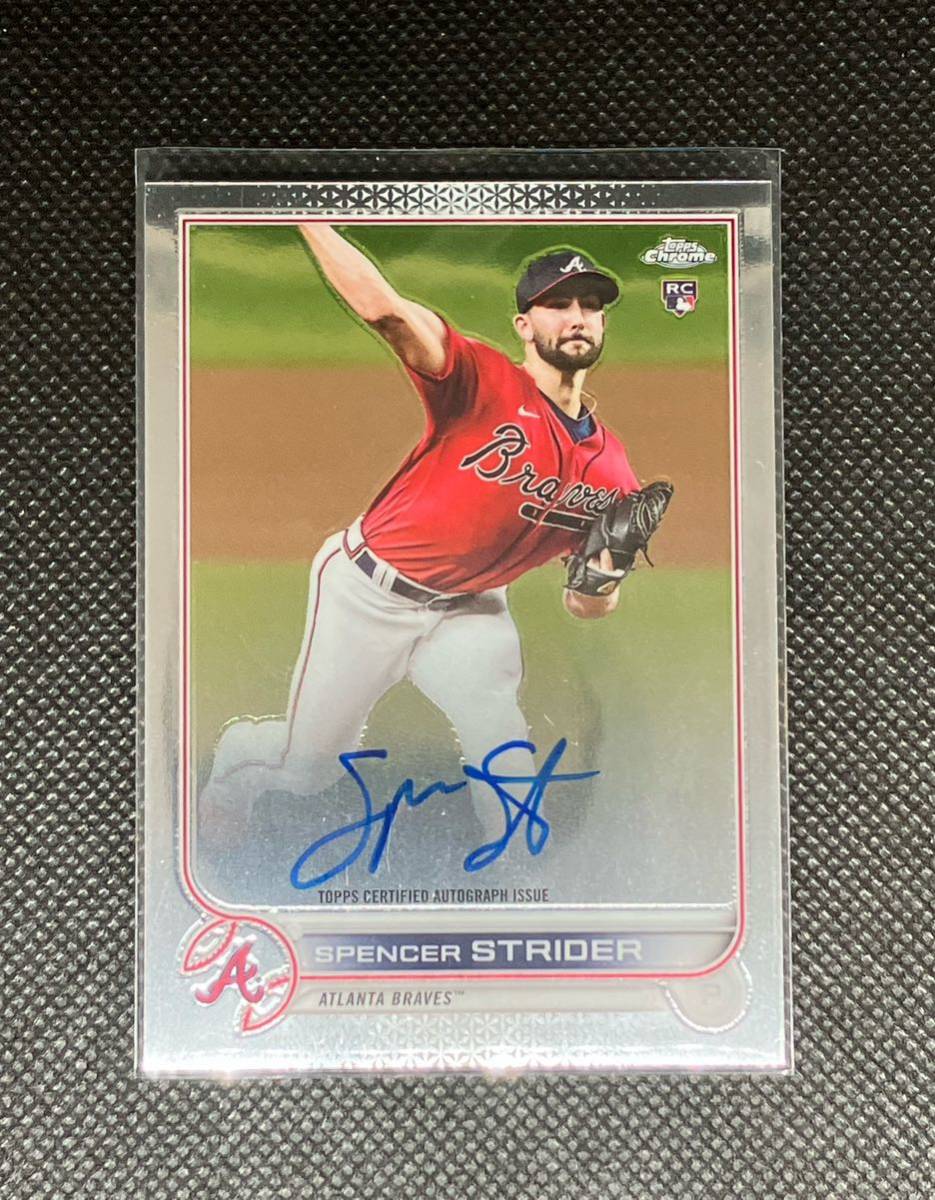 Topps スペンサー ストライダー auto Spencer Strider-