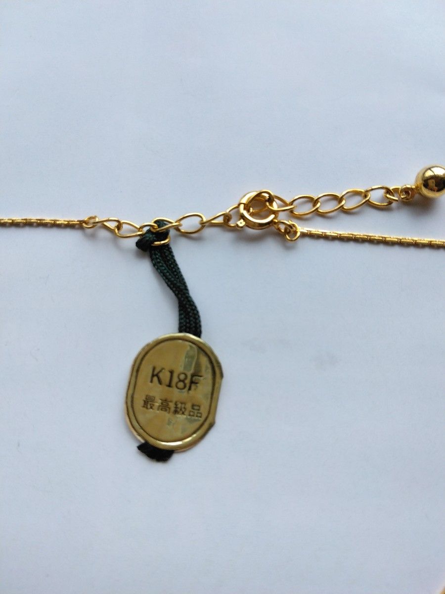 ゴールド　ネックレス　K18F　 最高級品　お洒落　上品　人気　ビンテージ　40㎝　希少 