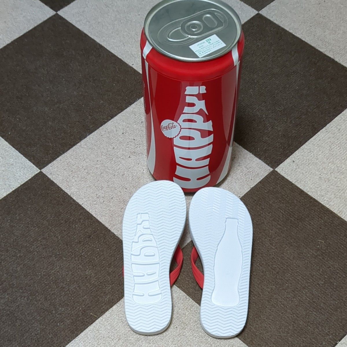 コカ・コーラ　ハッピーサマー缶　　　　　 ビーチサンダル　Ｍサイズ