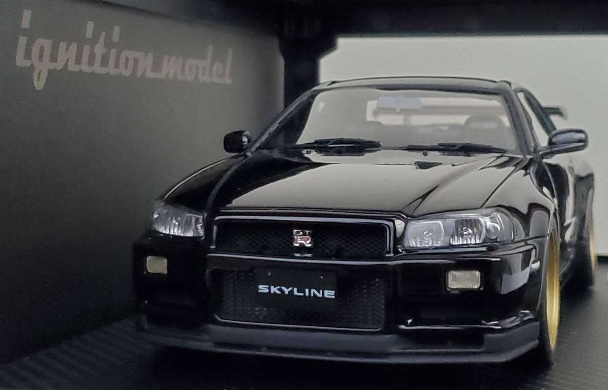 IG 1/18 ignition model 初期モデル ニッサン R34 スカイライン GT-R V