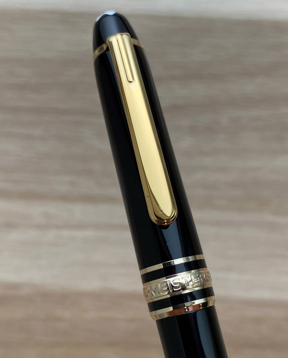 レア 美品 モンブラン モーツァルト 116 ブラック x ゴールド ボールペン-