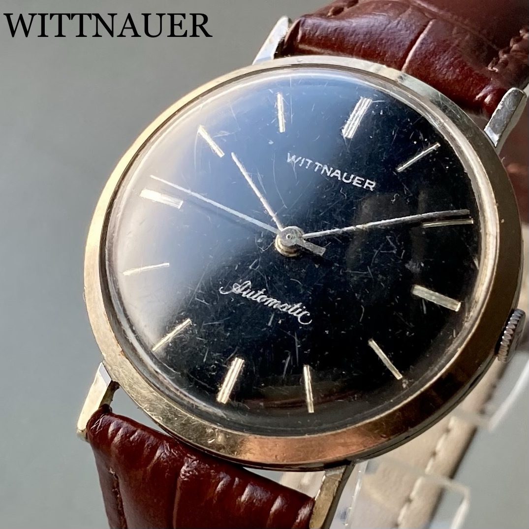 動作品】ウィットナー WITTNAUER アンティーク 腕時計 手巻き メンズ