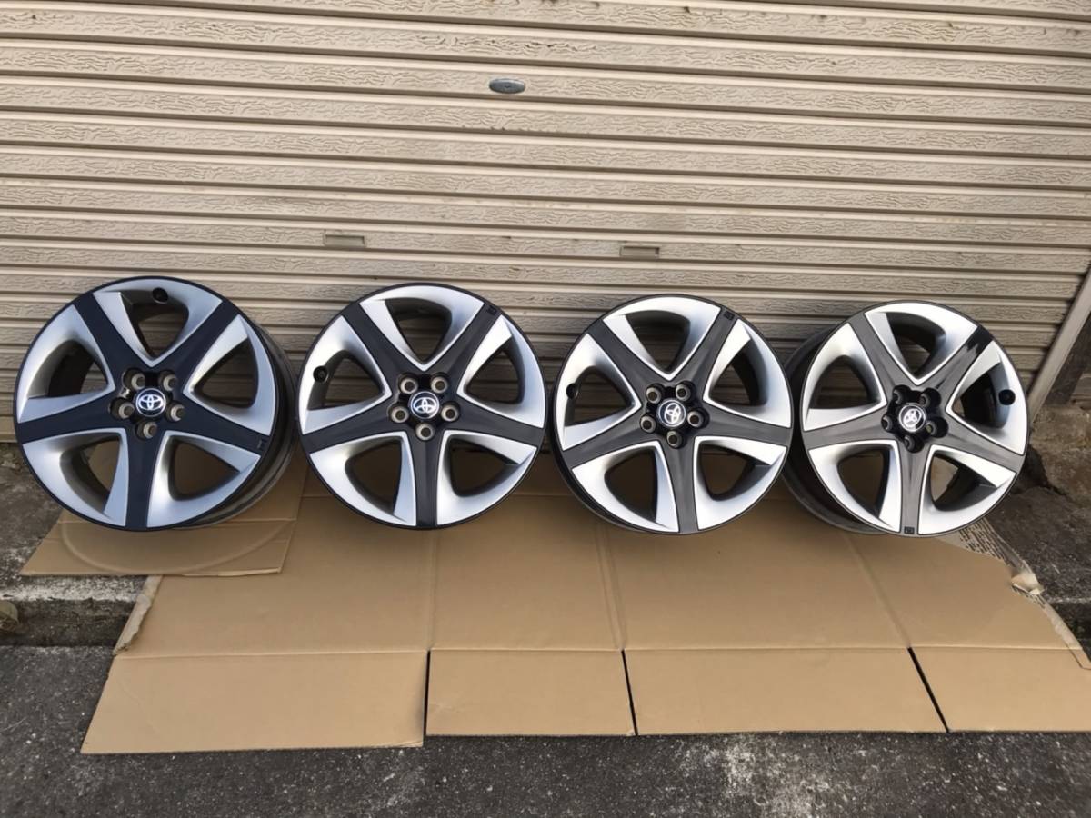 トヨタ プリウス50系 後期ツーリング 純正17インチホイール 4本