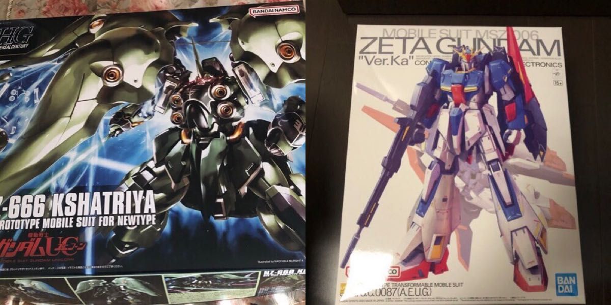 未組立 MG ZガンダムVer Ka + hg クシャトリヤ バンダイ BANDAI 未組立 MG ZガンダムVer Ka + hg クシャトリヤ バンダイ BANDAI