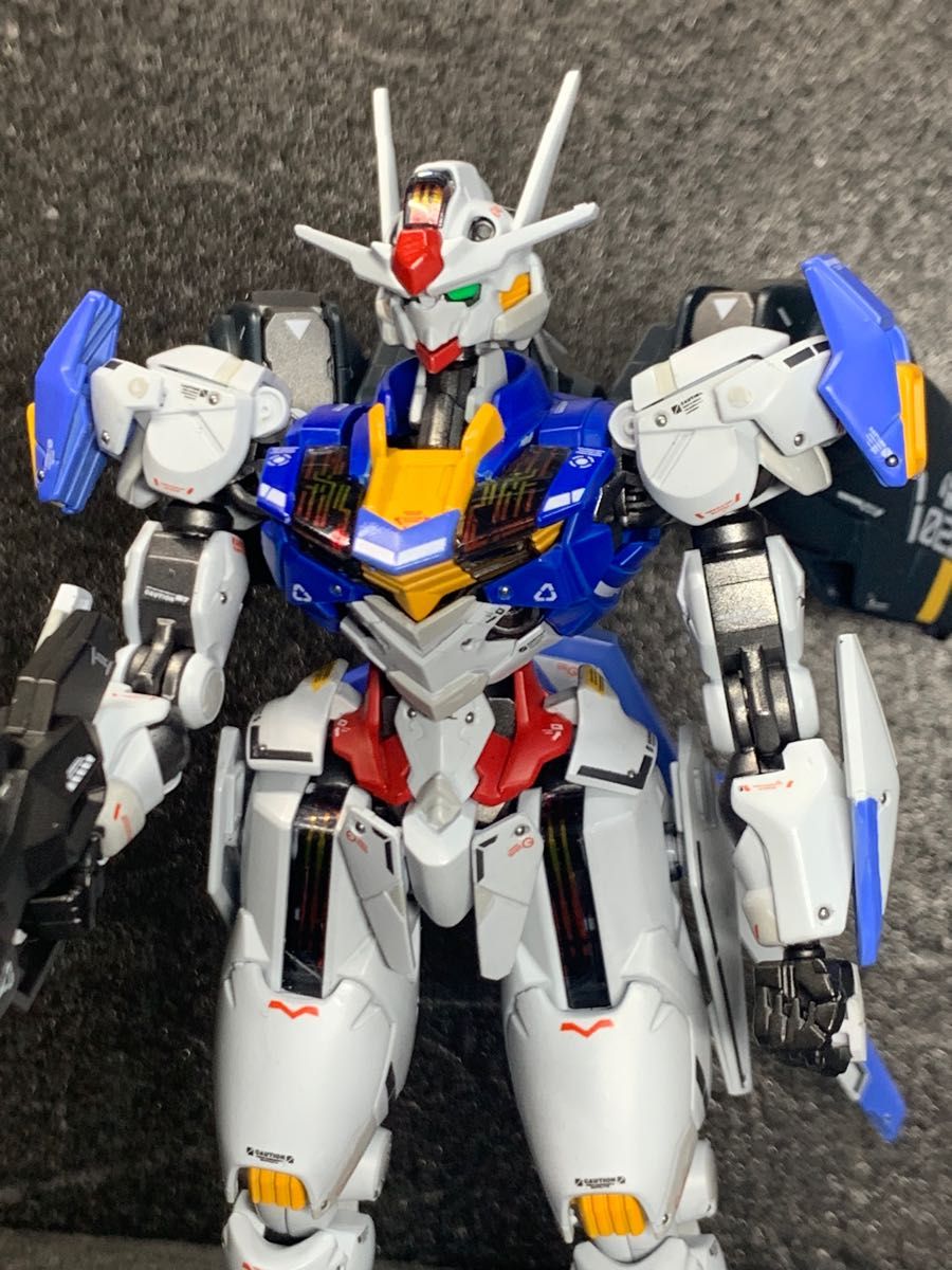 ガンプラ HG 水星の魔女 ガンダムエアリアル フライトユニット ウェポンディスプレイベース 塗装完成品 セット