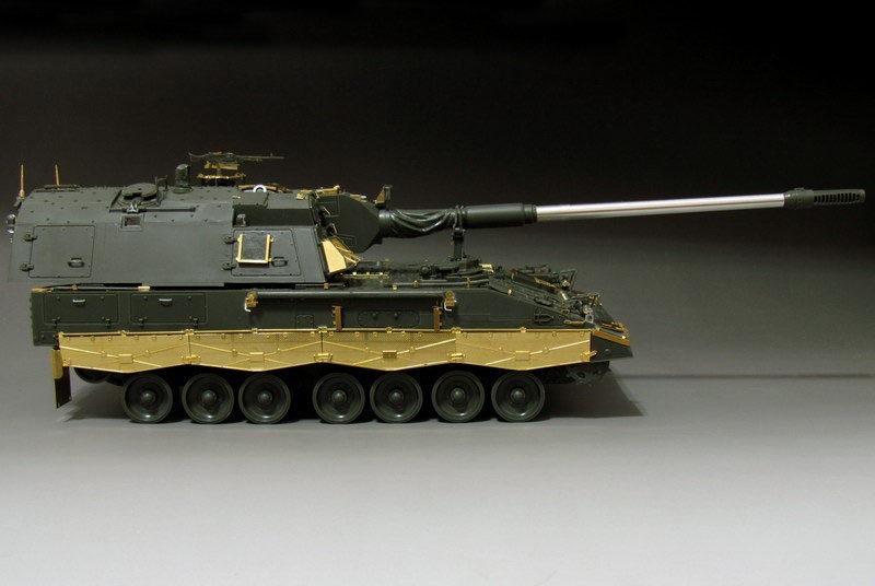  Voyager model PEA342 1/35 reality for Germany PzH2000 self-propelled artillery side skirt set (mon model TS-012 for )