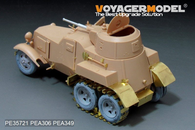  Voyager model PE35721 1/35 WWII Russia BA-10 equipment . car etching basic set ( hobby Boss 83840 for )