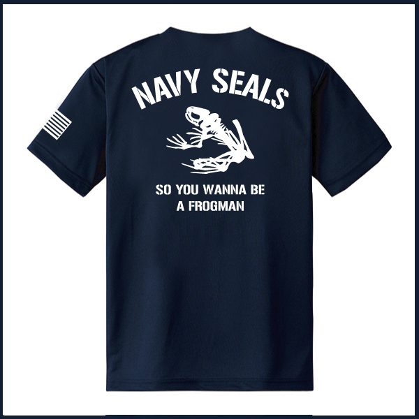 NAVY SEALs TEAM10 ドライＴシャツ （サイズS～5L）紺【品番j887】の画像3