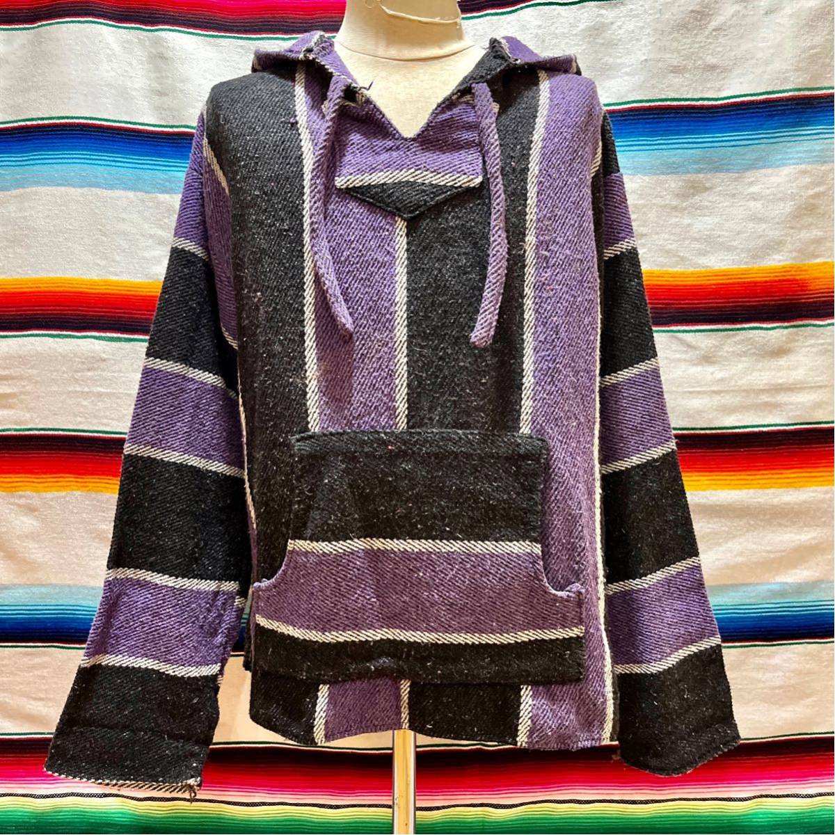 Made in MEXICO メキシカンパーカー 検索: 古着 メキシコ メキシカンフーディー Hippie ヒッピー_画像1