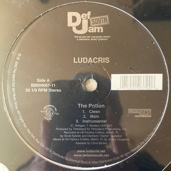 【未開封シールド / US / 12inch】 Ludacris The Potion / Pass Out_画像2