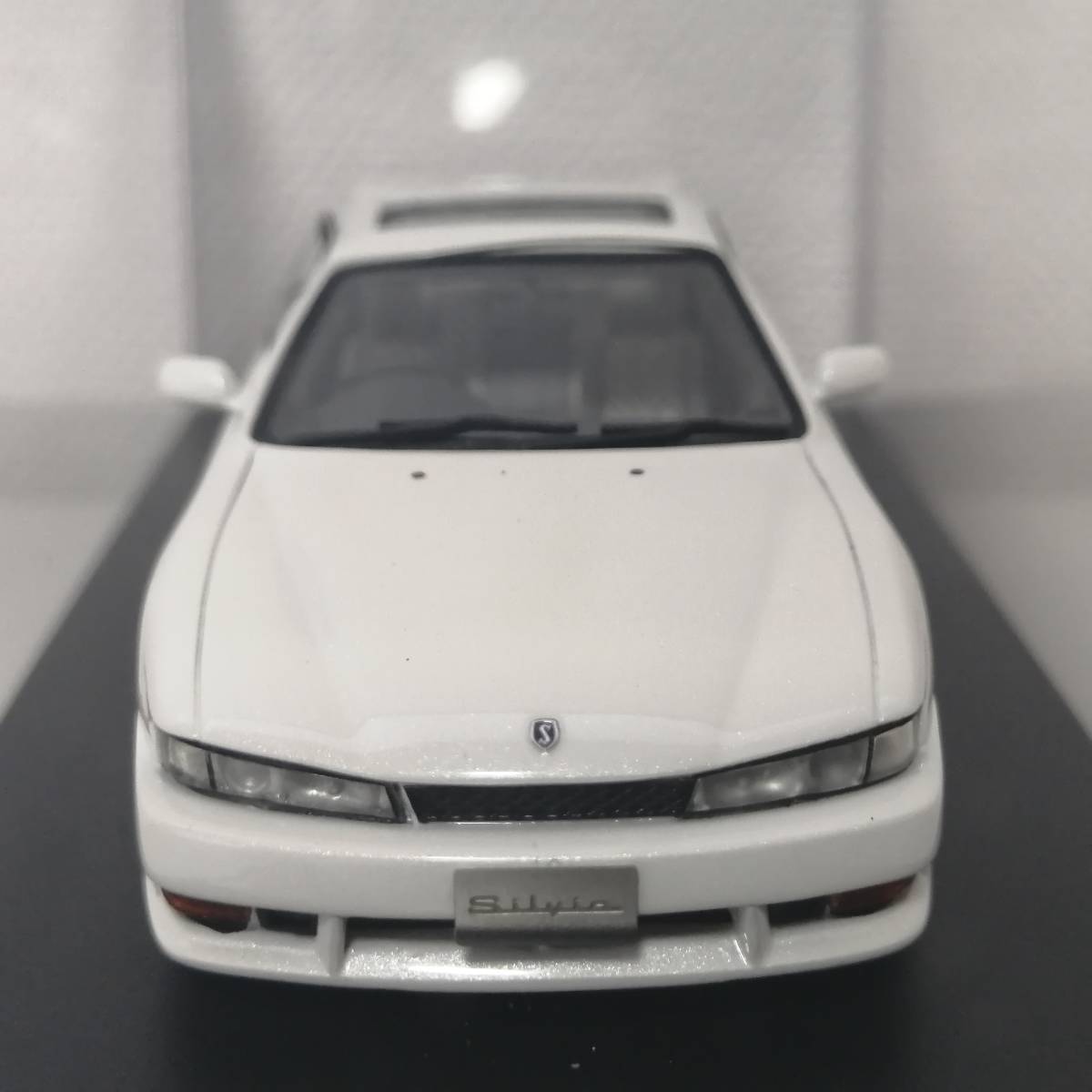 HI-STORY ハイストーリー 1/43 NISSAN SILVIA 日産 シルビア S14 K's エアロ 1996 パールホワイト 検 エブロ ミニチャンプス 京商 ミニカー