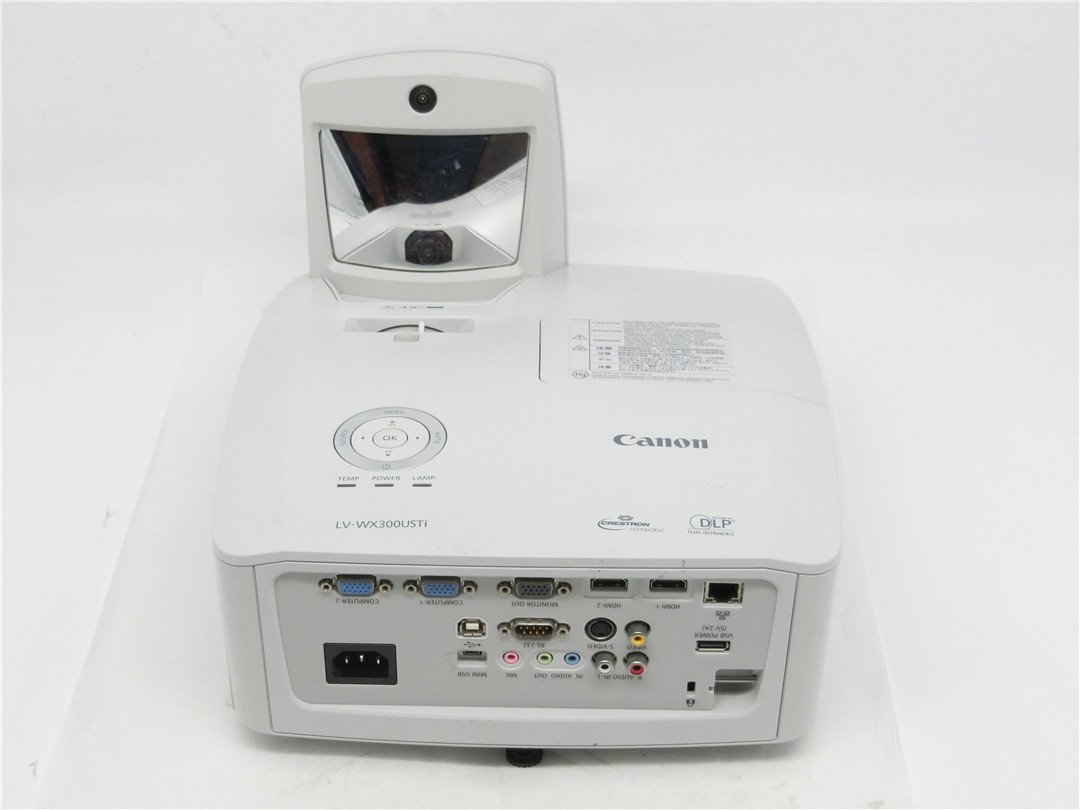 中古品 Canon キヤノン 超短焦点 3000lm プロジェクター LV-WX300USTi 訳あり品 送料無料 