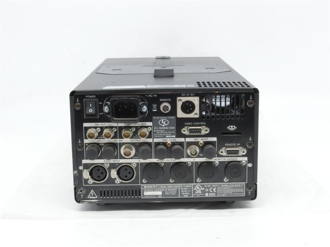  б/у SONY HDW-S280 HDCAM формат портативный VTR электризация только подтверждено утиль бесплатная доставка 