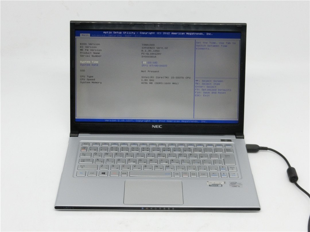 メーカー公式ショップ】 中古ノートパソコンNEC LaVie PC-GL18612AY