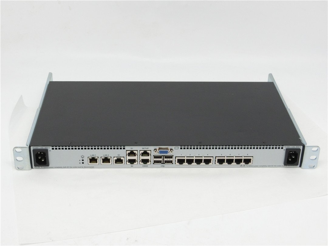 HP AF620A 1x1Ex8 KVM over IP console switch G2 578714-001 electrification verification only junk 