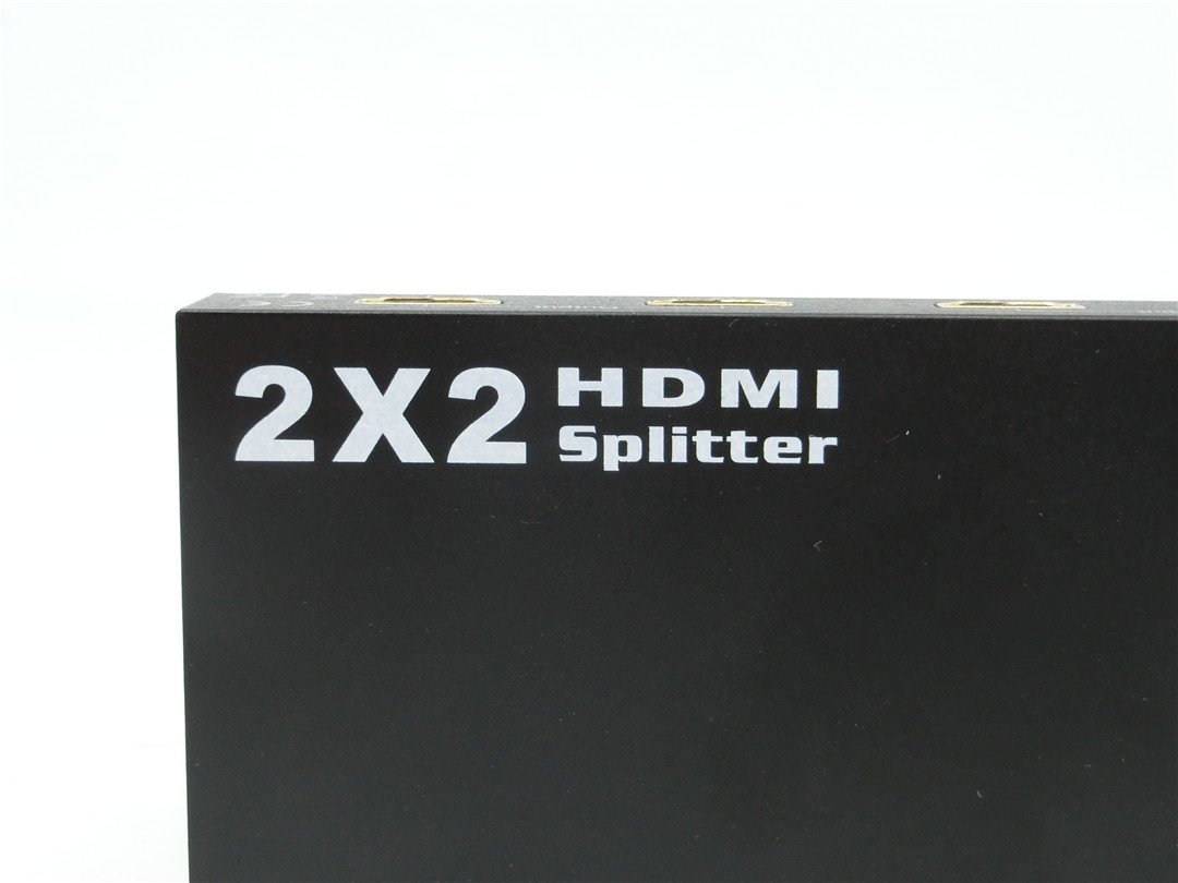  used HDMI switch 2X2 HDMI splitter distributor 2 input 2 output AC adaptor free shipping 