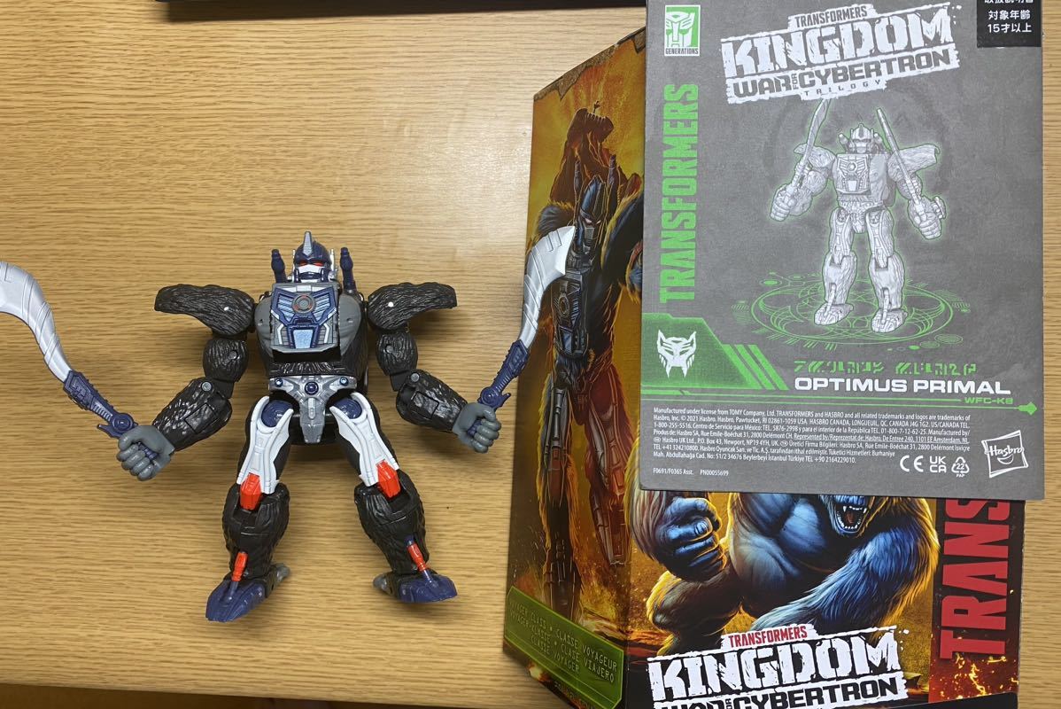 オプティマスプライマル トランスフォーマー キングダム 中古美品