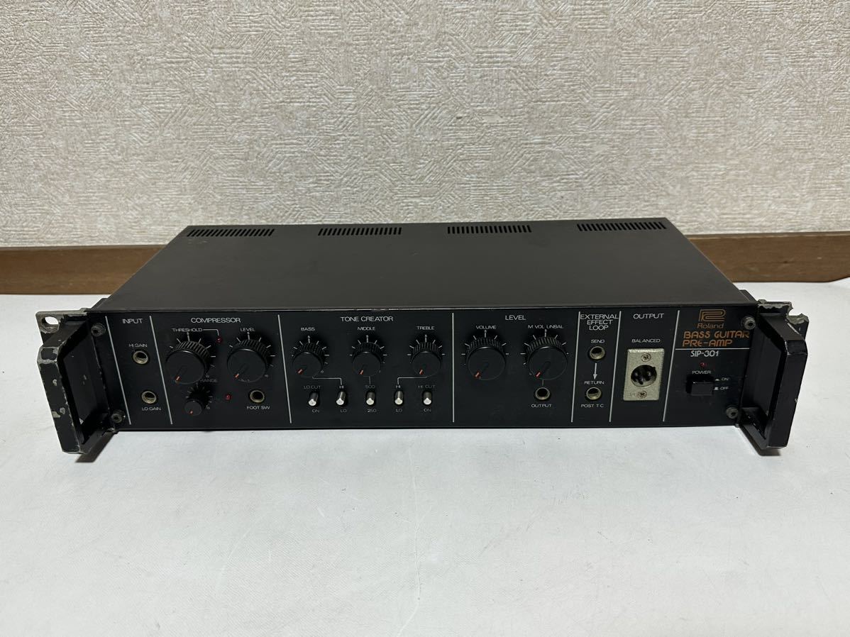 Roland ローランド SIP-301 BASS GUITAR PRE-AMP ベース用 プリアンプ