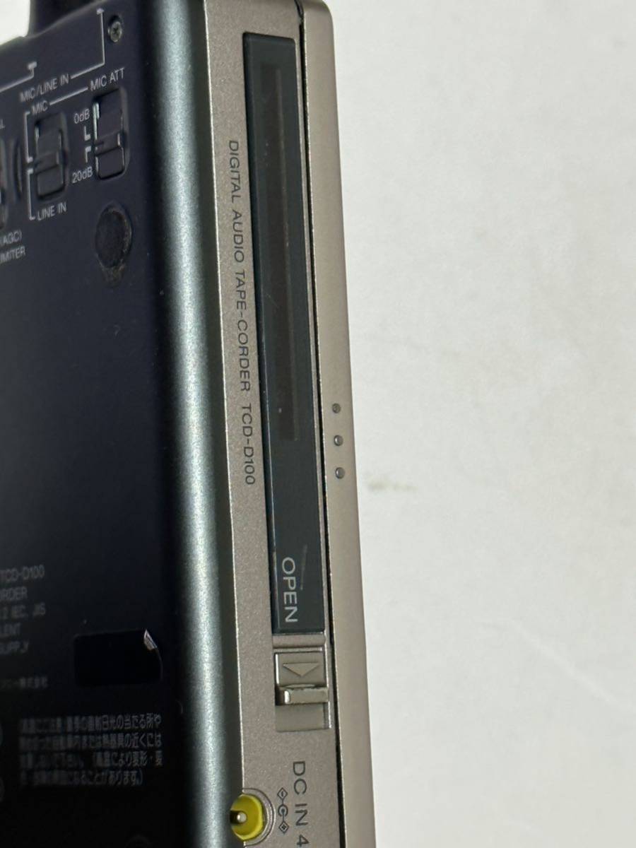 ジャンク品 SONY DAT ウォークマンTCD-D100 | inmano.com.br