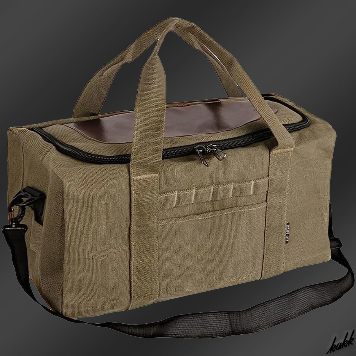 [ backpack for . back pack .... possible ] outdoor bag capacity 40L compact storage camp outdoor tote bag shoulder .. khaki 