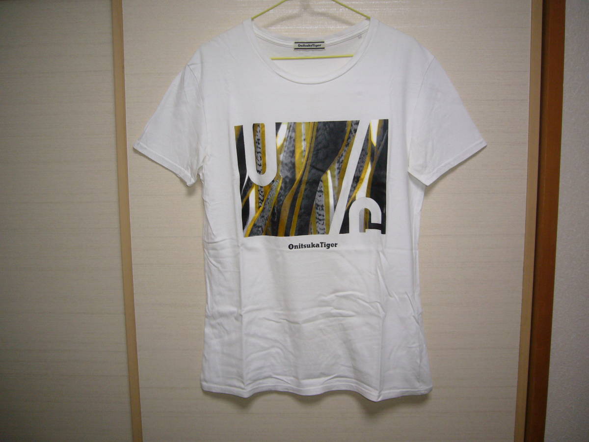 オニツカタイガー　半袖Tシャツ白 Mサイズ アシックス_画像1