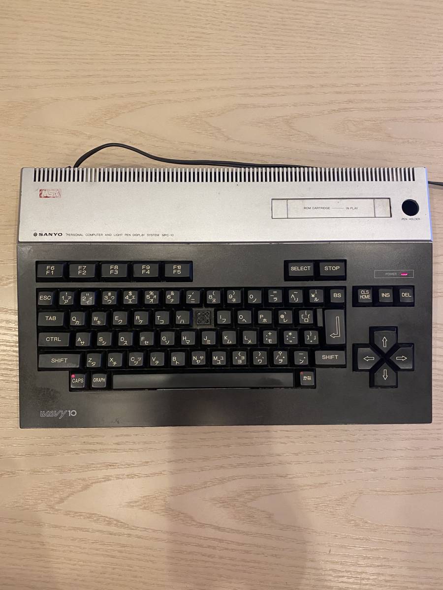 ○現状品○SANYO サンヨー MSX WAVY10/MPC-10 旧型パソコン 動作未確認