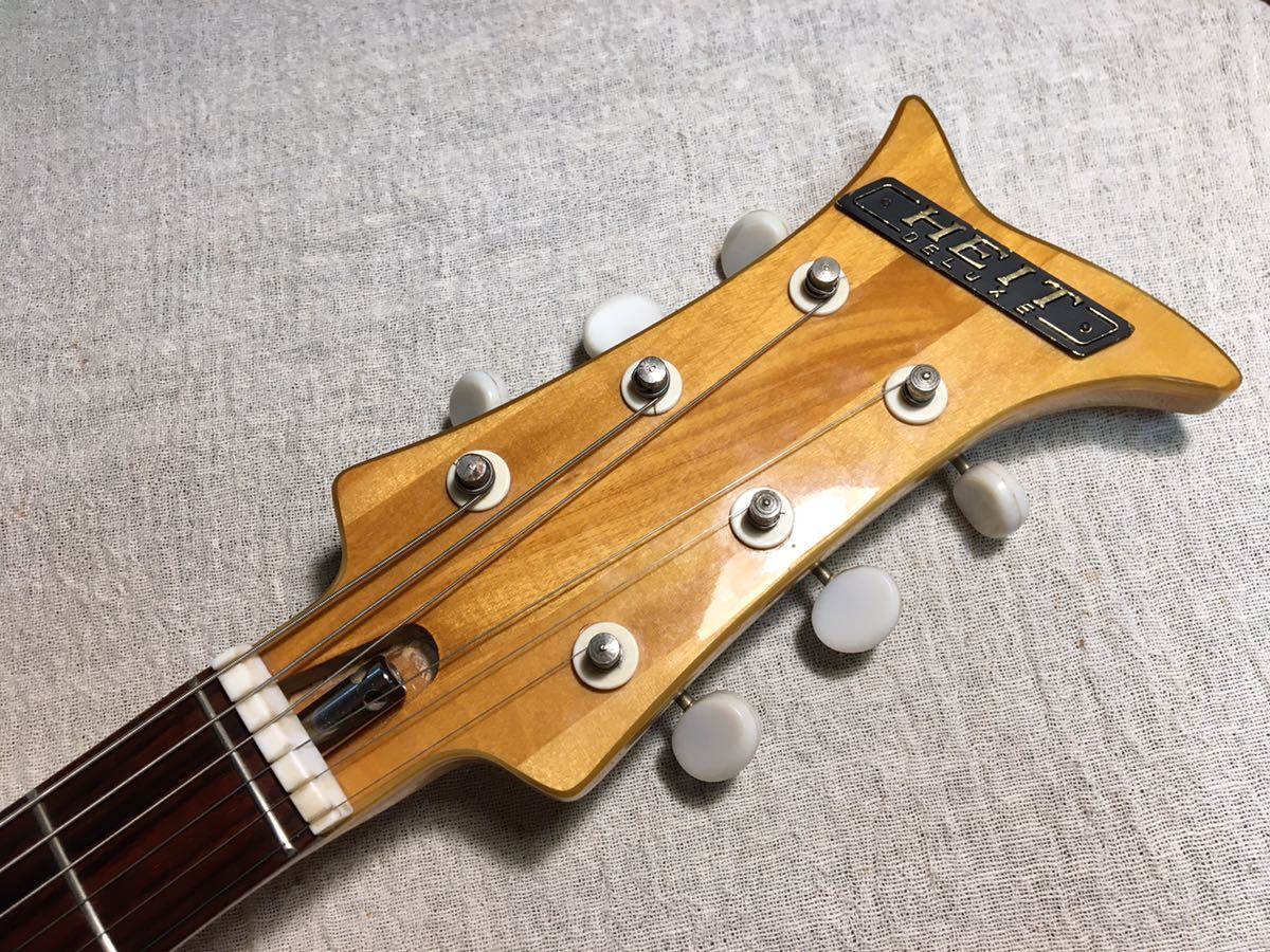 希少 即決 Heit Deluxe Teisco製 モズライト風ビザールギター Gold Foil pickups×2 60's 希少 即決 Heit Deluxe Teisco製 モズライト風ビザールギター Gold Foil pickups×2 60's