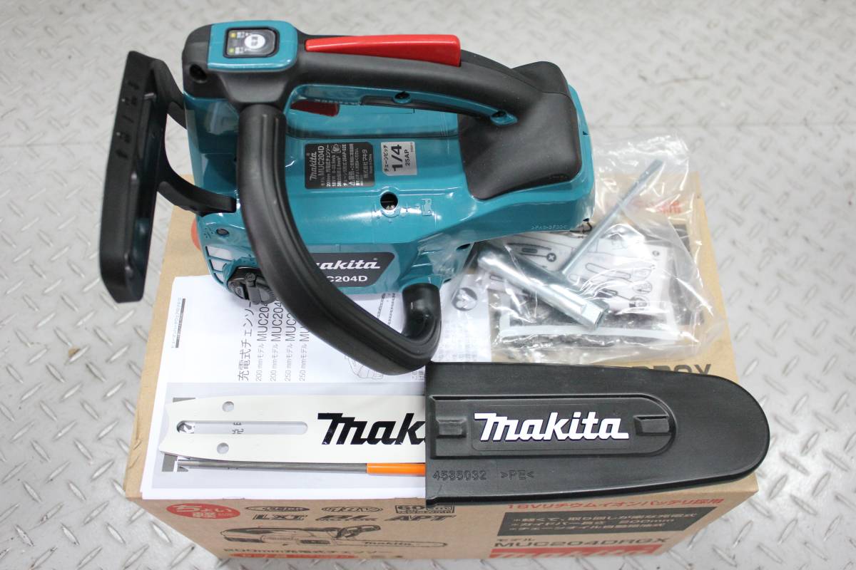 高評価! 保証付 新品 マキタ 充電式チェンソー 200mm 18V MUC204DZ 青 本体のみ(バッテリ・充電器別売) スプロケットノーズバー仕様 チェーンソー 高評価! 保証付 新品 マキタ 充電式チェンソー 200mm 18V MUC204DZ 青 本体のみ(バッテリ・充電器別売) スプロケットノーズバー仕様 チェーンソー