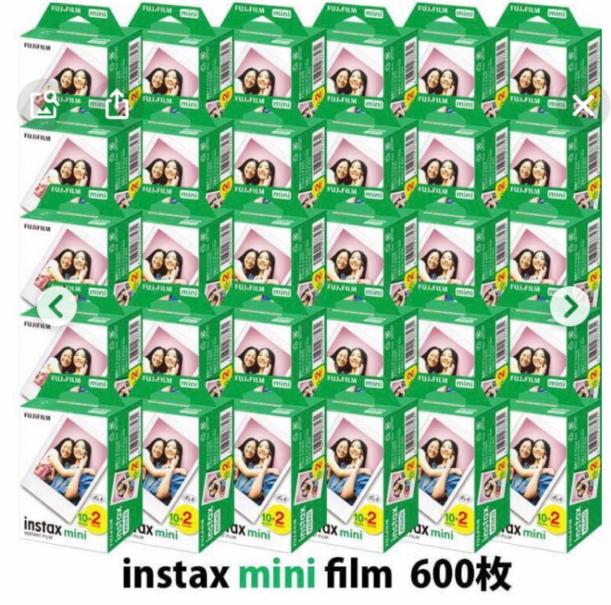 期間限定の激安セール チェキフィルム 60枚 セット 箱なし 10枚入り × FUJI FILM instax mini 送料無料 フジフィルム  インスタックスミニ