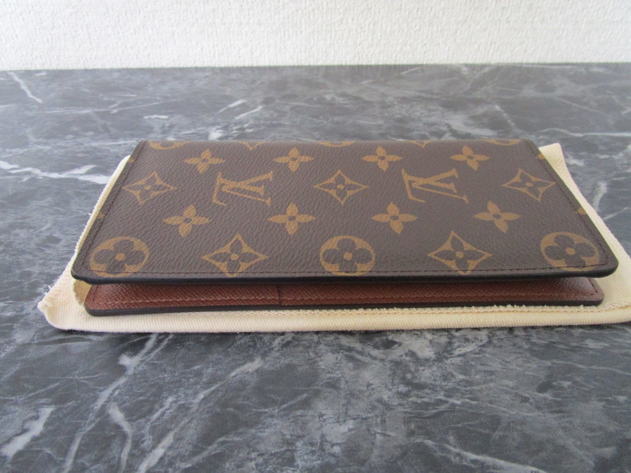 未使用品 / 本物・高級 ◆ ルイ・ヴィトン / LOUIS VUITTON ◆ 財布 / 長財布 ◆ ポルトフォイユ ブラザ ◆ モノグラム ◆ M66540_画像3