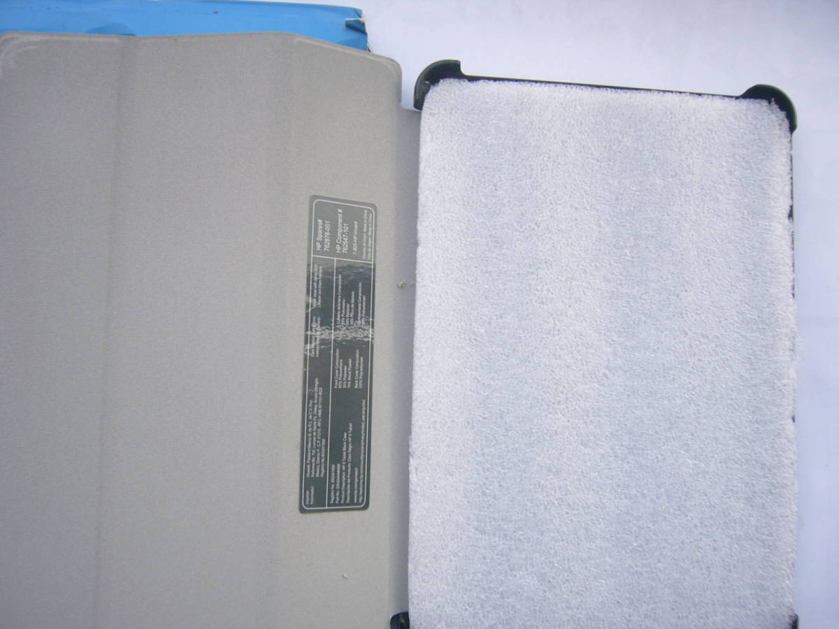 未使用 /タブレットケース「HP 8 Tablet Case」/ジャンク（ケースうら：ねばつき 透明プラフィルムはってあり）_画像8
