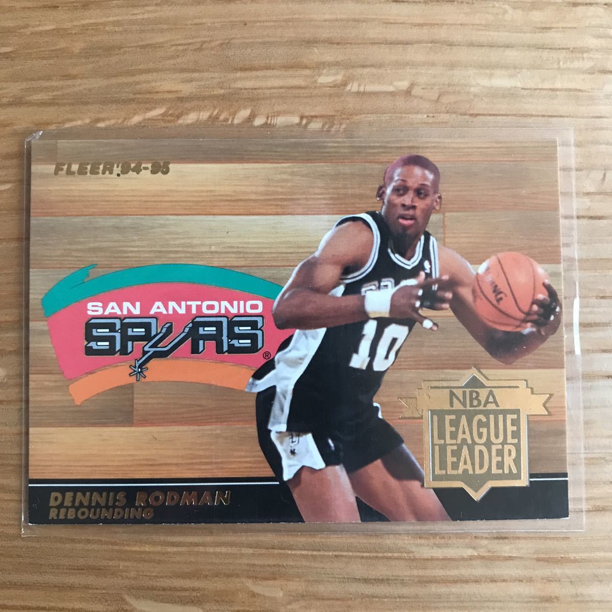 NBA カード デニスロッドマン ロドマン 1994-95 fleer league leader
