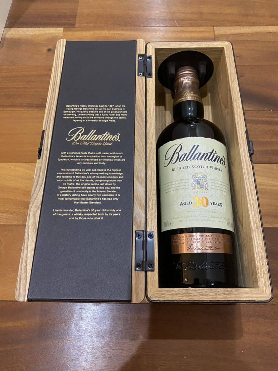 バランタイン30年 ベリーレア スコッチウイスキー 木箱 700ml 40% www