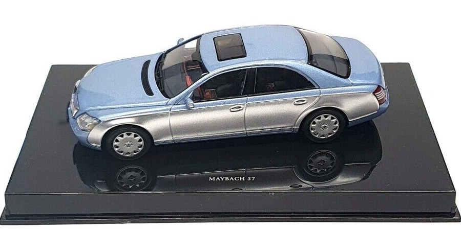 【未使用!】Ж AUTOart 1/43 Maybach 57 2002 Blue Silver Daimler Mercedes Benz 美品! Ж マイバッハ 57 62 Daimler メルセデス ベンツの画像2