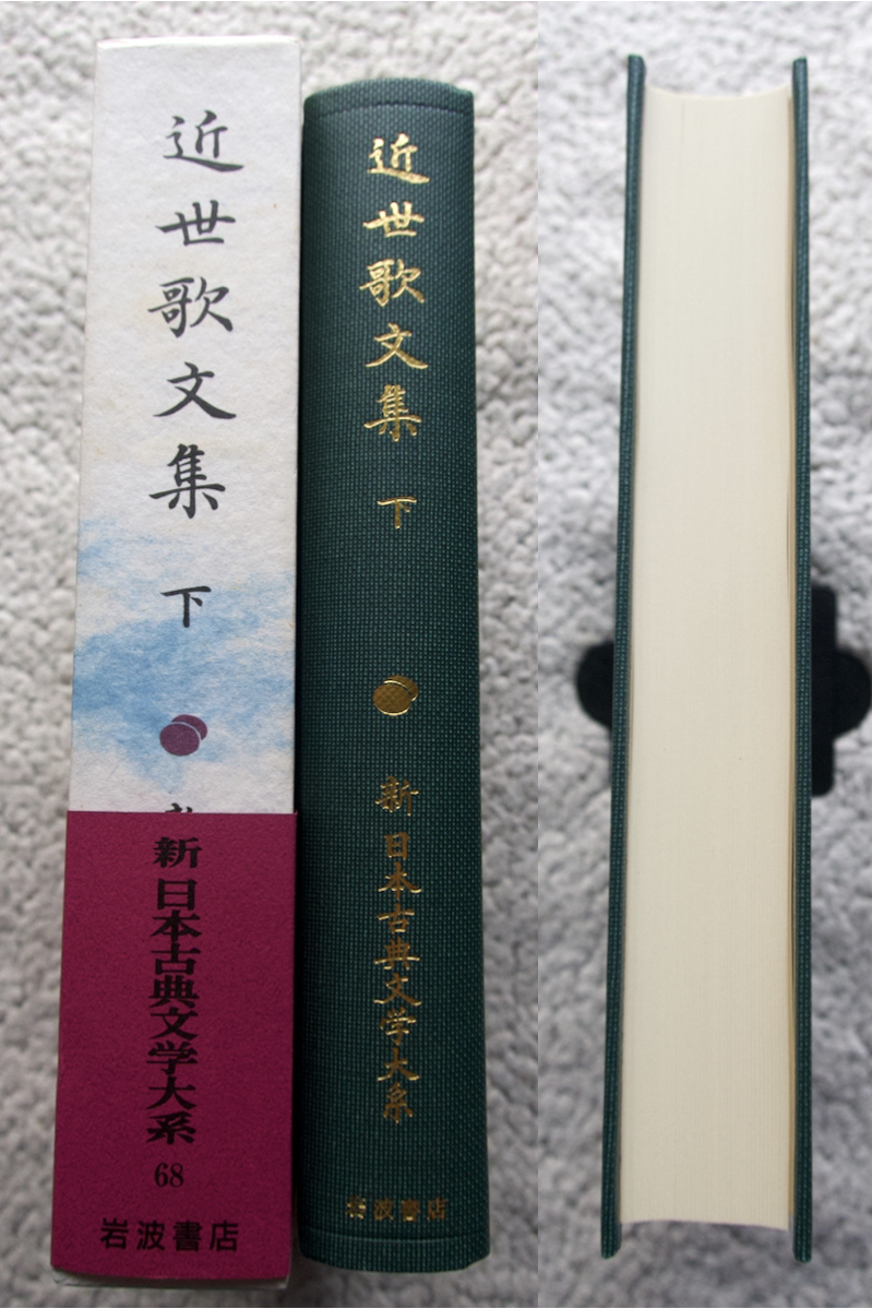 新日本古典文学大系 68 近世歌文集 下 (岩波書店) 鈴木淳・中村博保校注_画像5