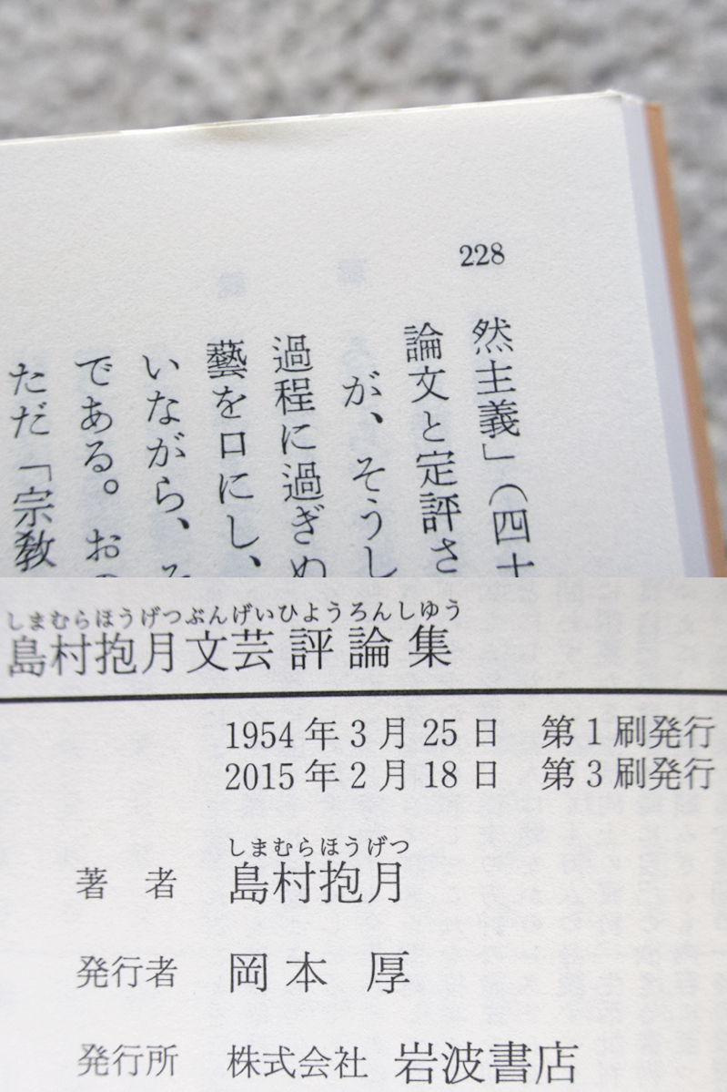 島村抱月文芸評論集 (岩波文庫) 島村抱月_画像9