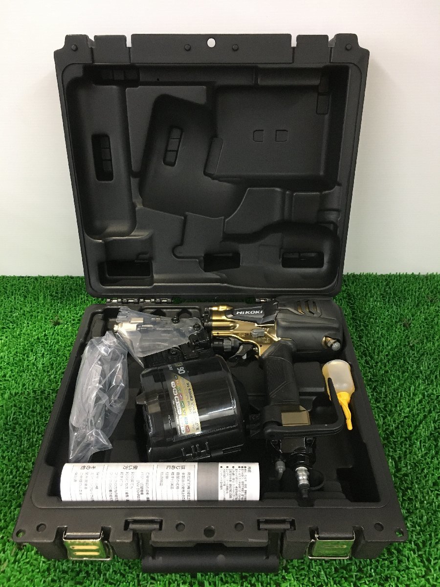 未使用品】☆HiKOKI (ハイコーキ) 高圧ロール釘打機 NV90HR2(N) 針金